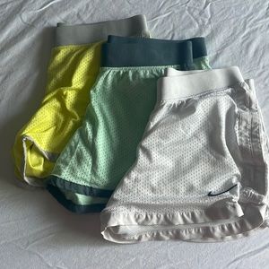 3 pair of XS mesh Nike running shorts